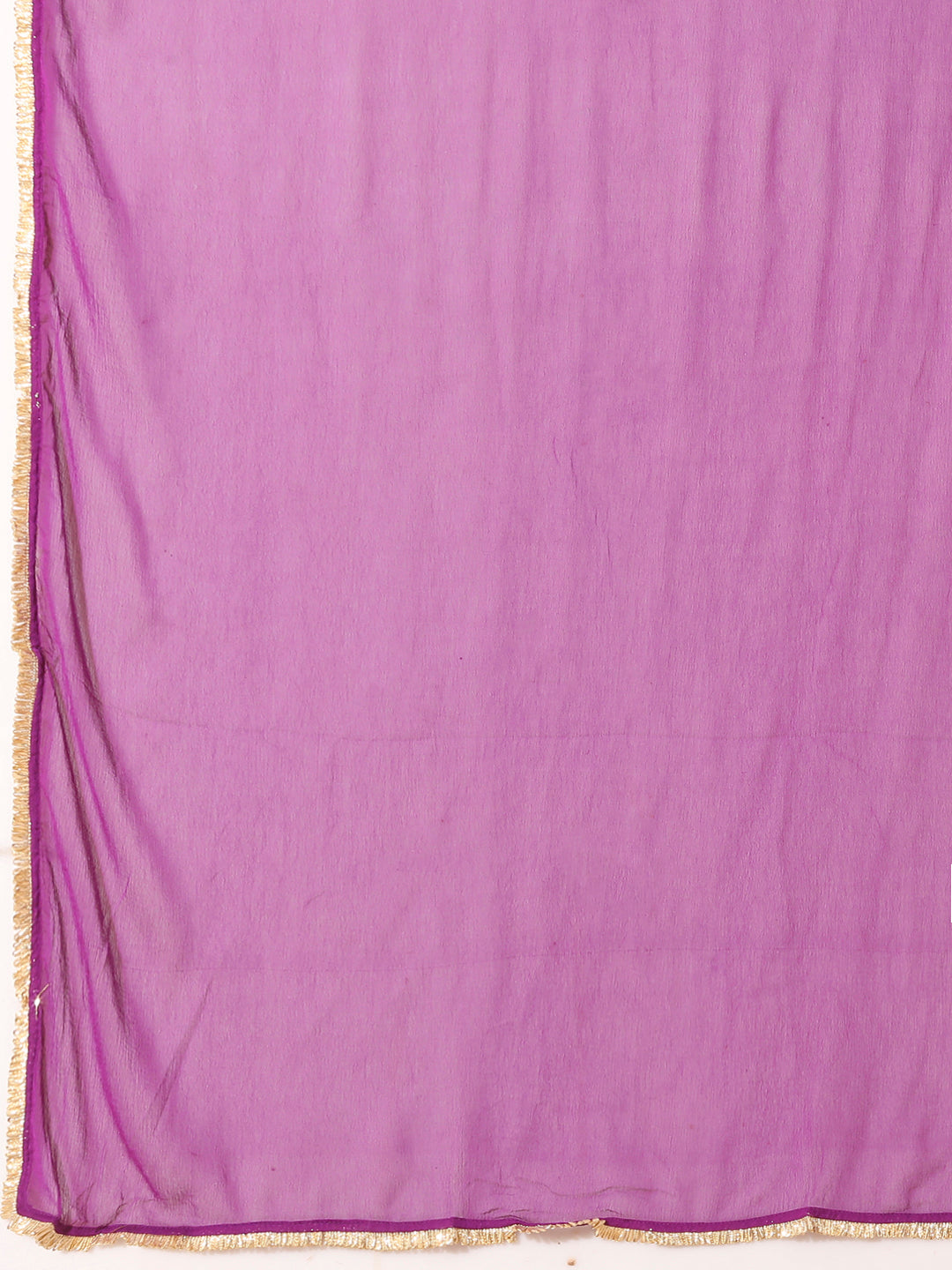 Solid Zari Embroidered Anarkali Kurta Set with Contrast Dupatta - Lime Green