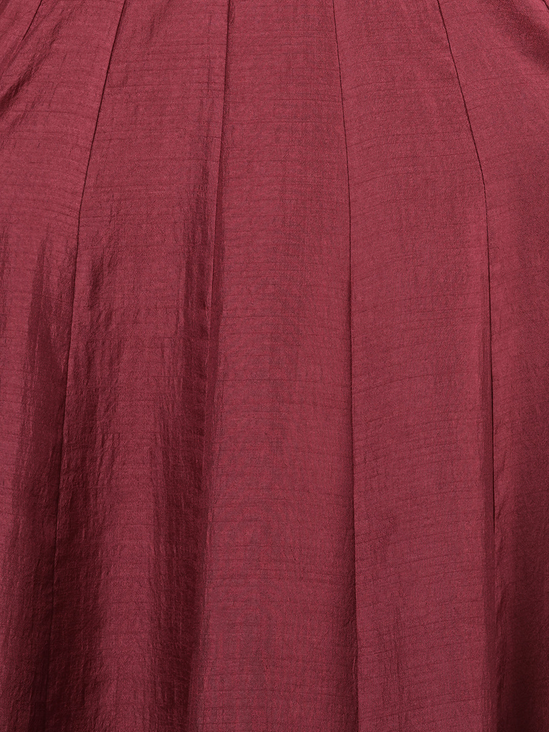 Solid Ethnic Embroidered Anarkali Flared Maxi Dress with Dupatta - Pink