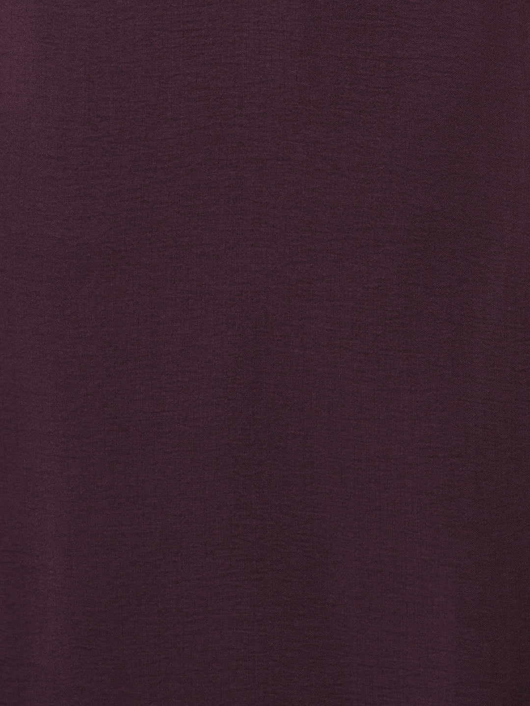 Solid Floral Embroidered Straight Fit Kurta - Burgundy