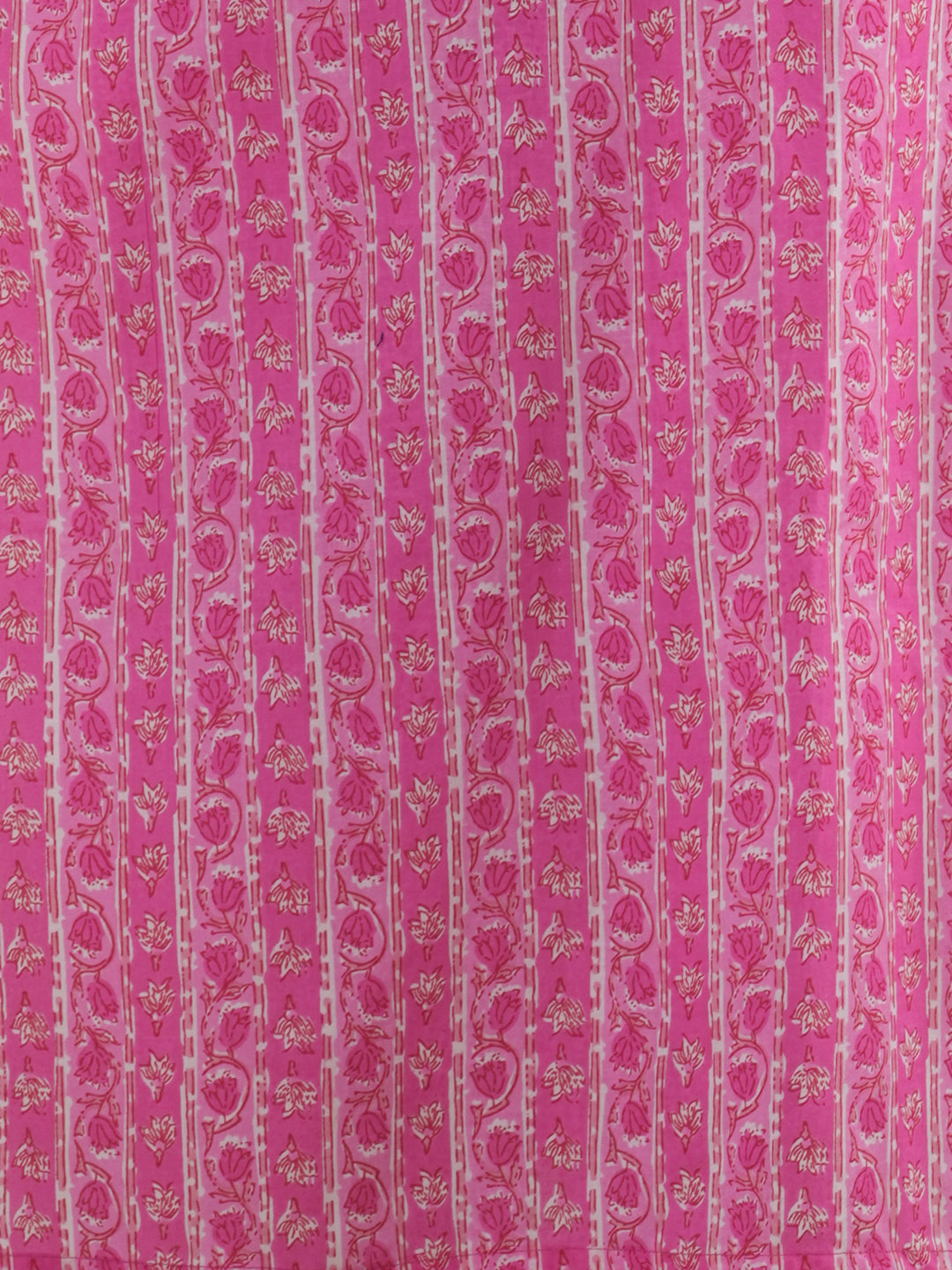 Ethnic & Printed & Embroidered Straight Fit Kurta - Pink