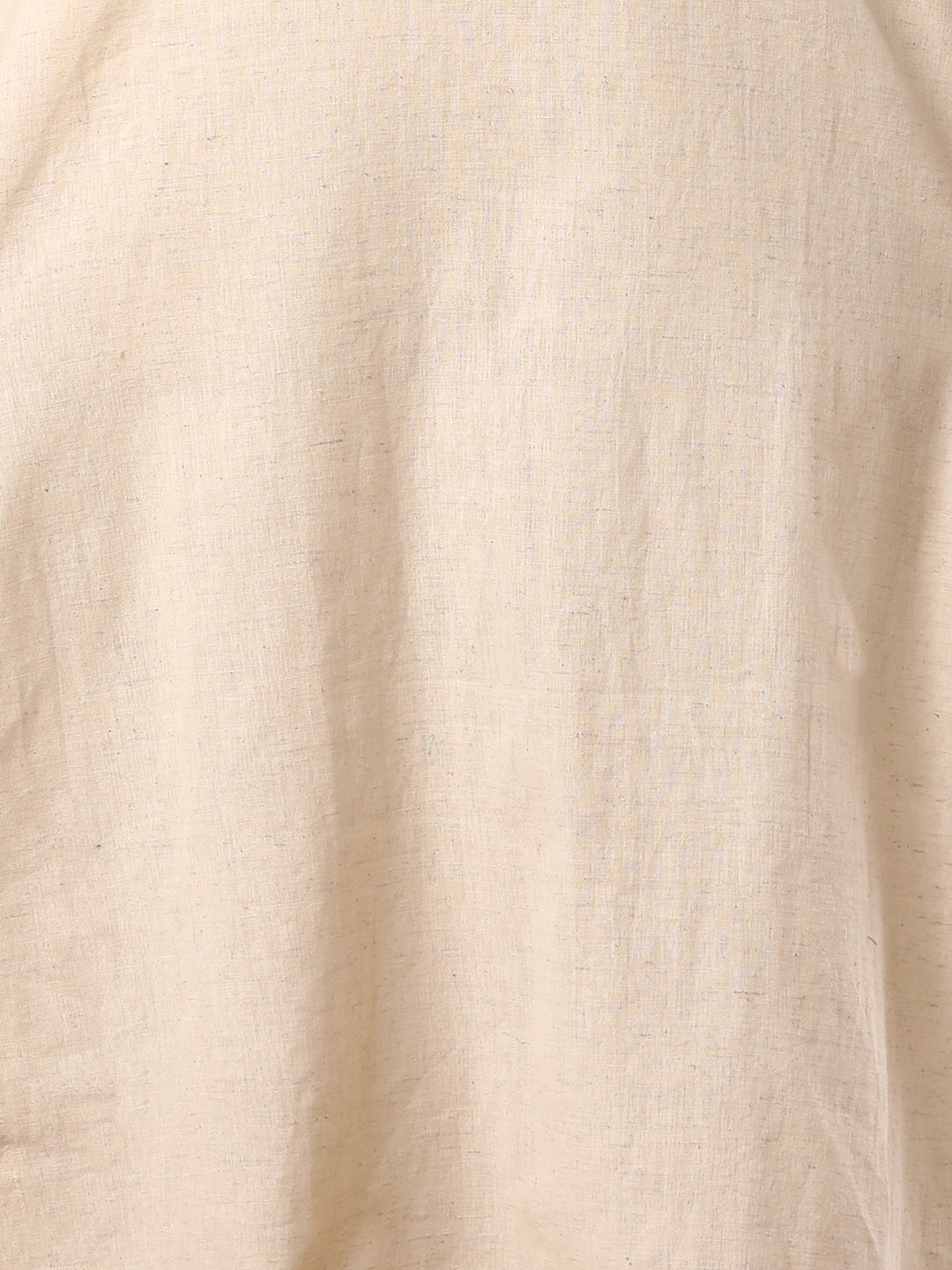 Solid Ethnic Mirror Embroidered Straight Fit Co-ord Set - Off White
