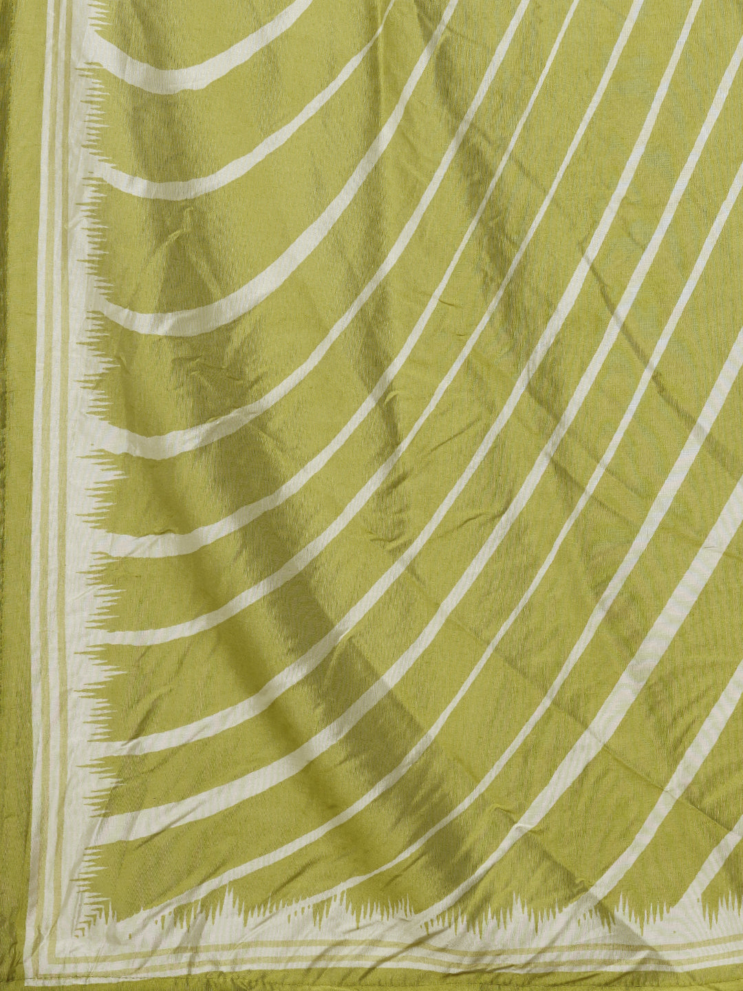 Solid Ethnic Floral Threadwork Embroidered Kurta with Pant & Dupatta - Green