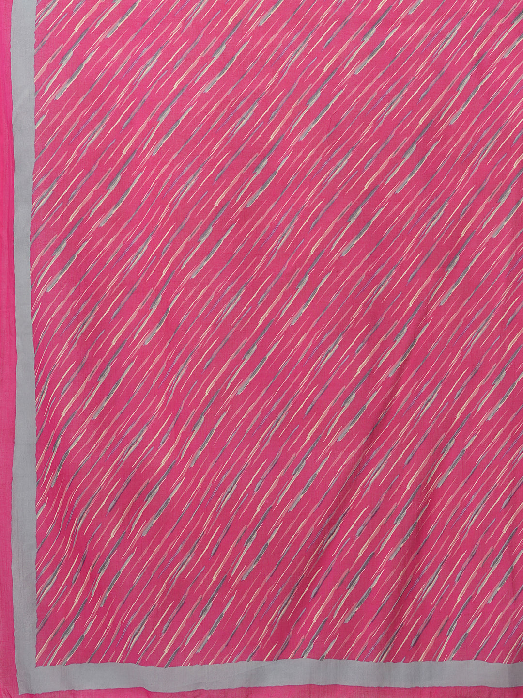 Ethnic Printed & Resham Embroidered Straight Kurta with Pant with Dupatta - Pink