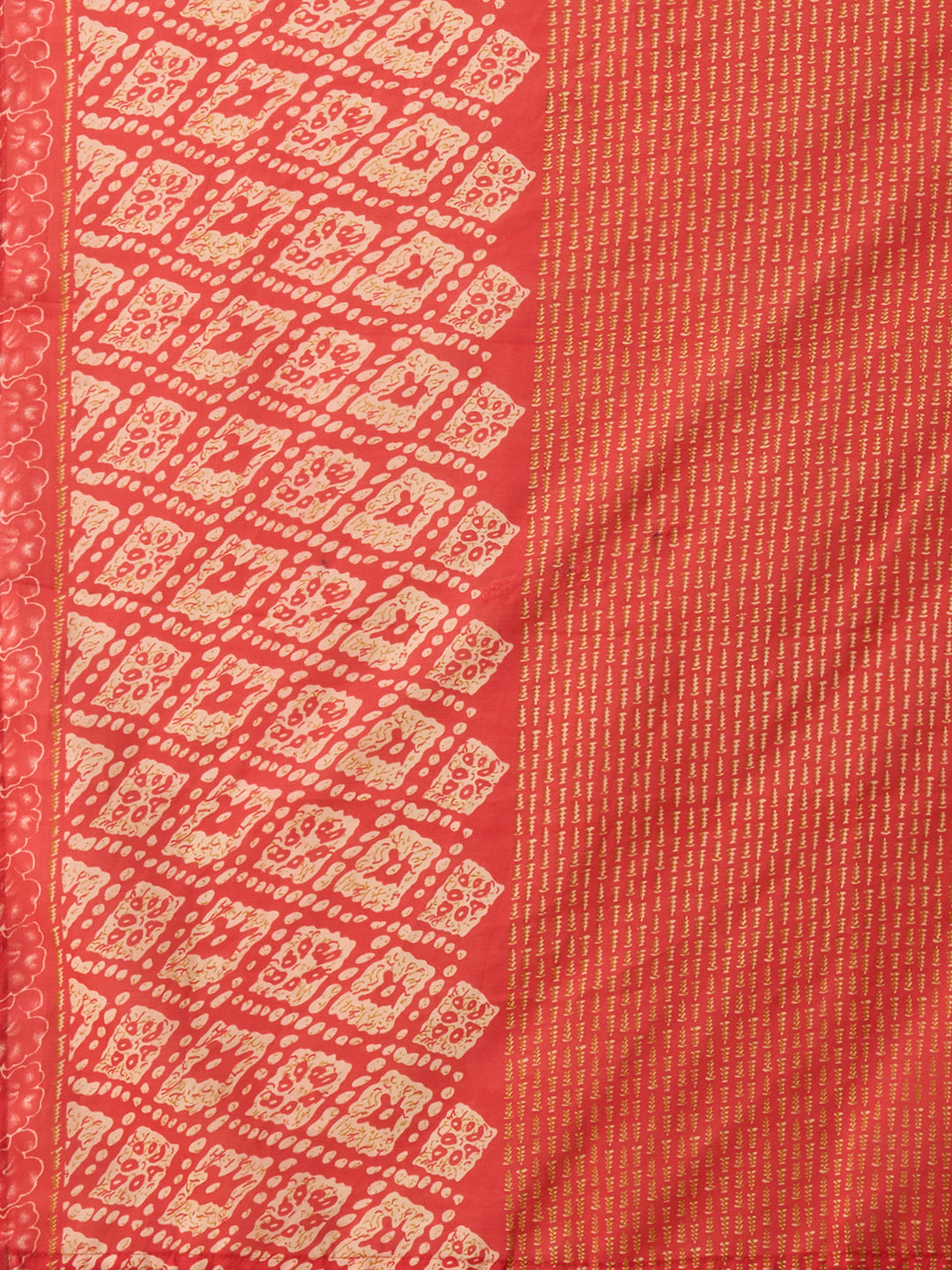 Ethnic Printed & Embroidered Straight Fit Kurta with Pant and Dupatta - Rust