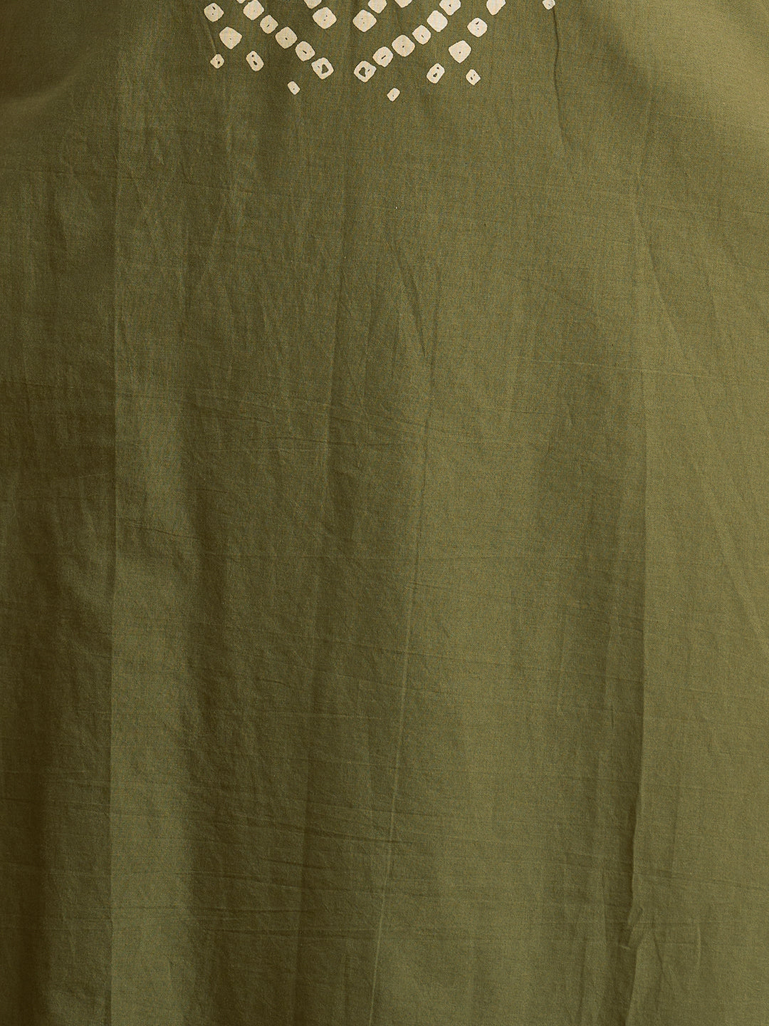 Bandhani Printed Straight Fit Kurta with Palazzo and Dupatta - Green