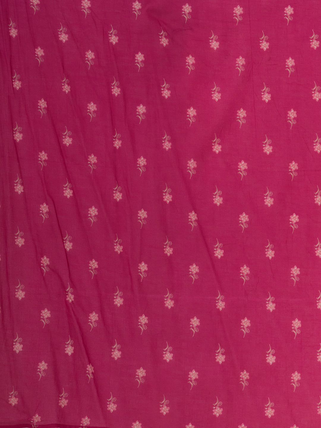 Ethnic Floral Printed Anarkali Flared Kurta with Palazzo and Dupatta - Pink