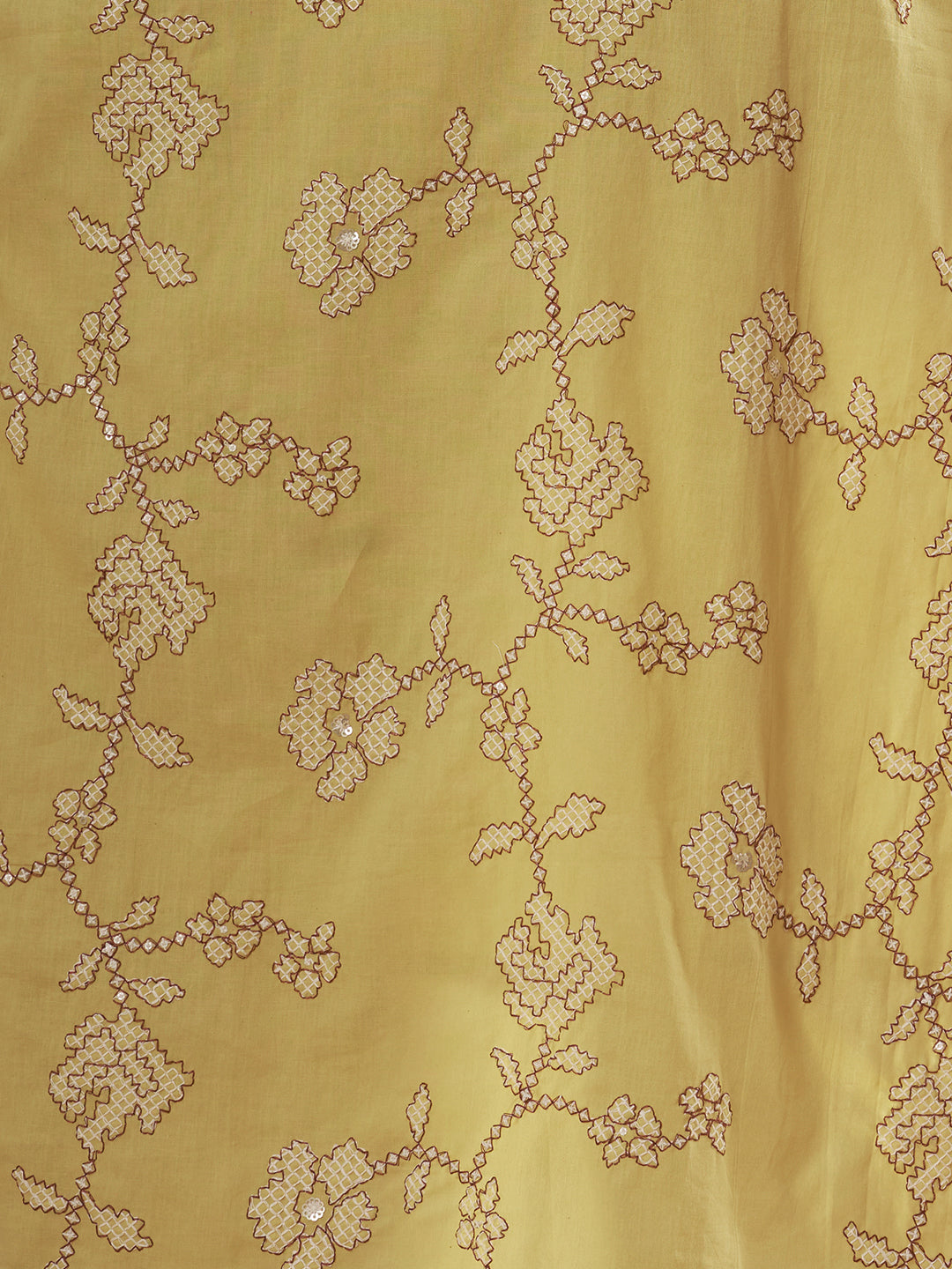 Solid Ethnic Embroidered Straight Fit Kurta with Palazzo and Dupatta - Green