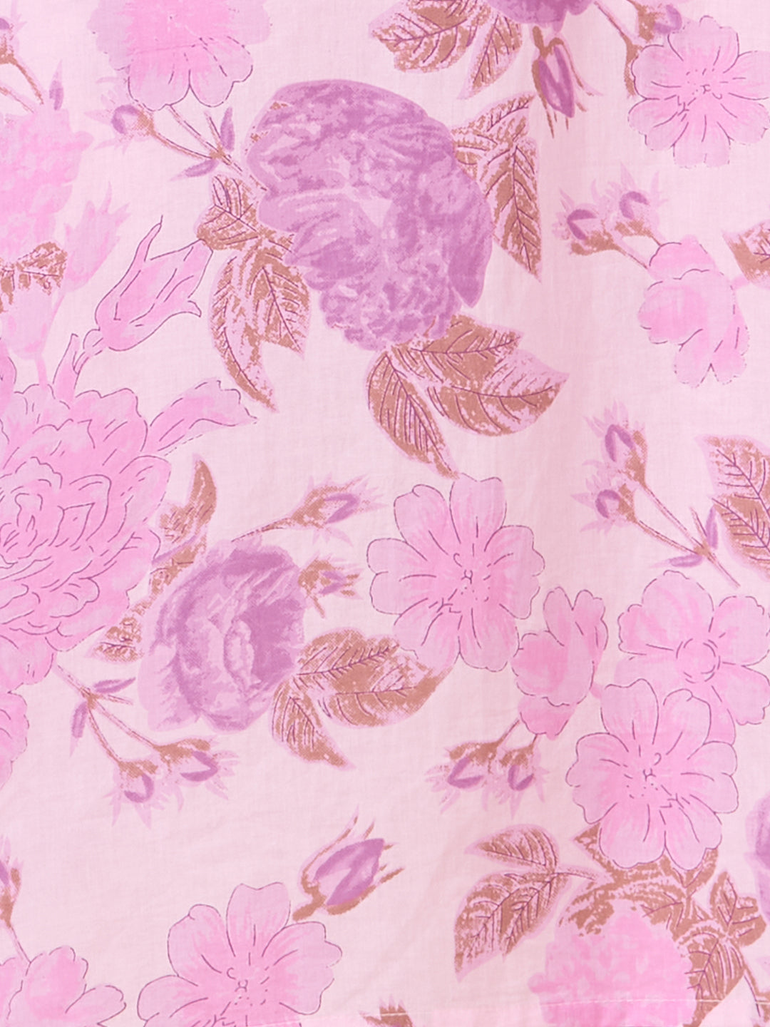 Ethnic Floral Printed Embroidered Straight Fit Kurta with Pant and Dupatta - Purple