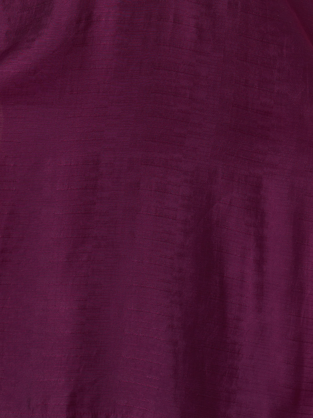 Solid Ethnic Zari Embroidered A-Line Co-ord Set - Wine