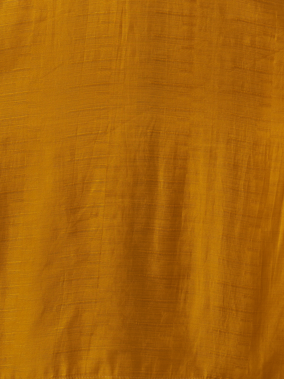 Solid Ethnic Zari Embroidered A-Line Co-ord Set - Mustard