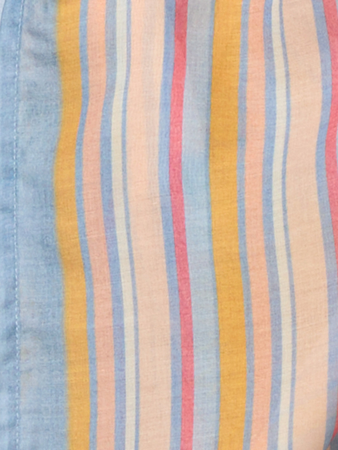 Abstract Floral Printed Schiffli Straight Kurta with Pant & Dupatta - Blue