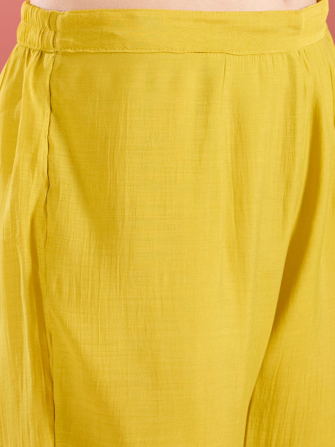 Festive Zari Embroidered Anarkali & Kurta with Pant and Dupatta - Yellow