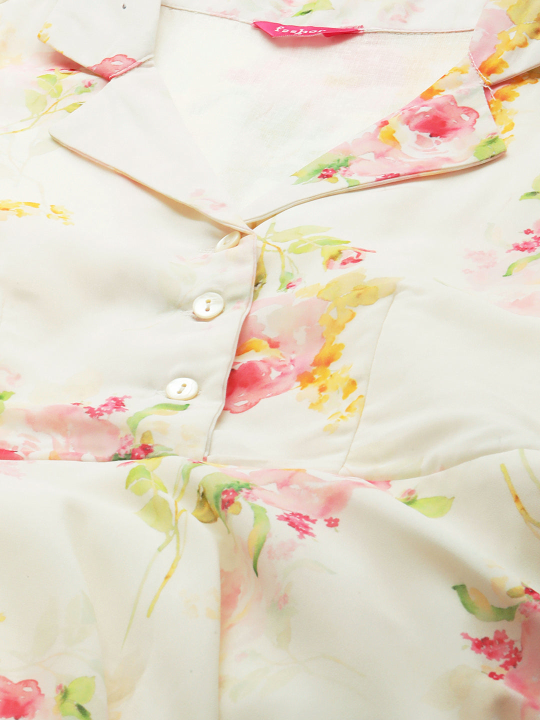 Vintage Floral Printed Georgette Flare Maxi - White