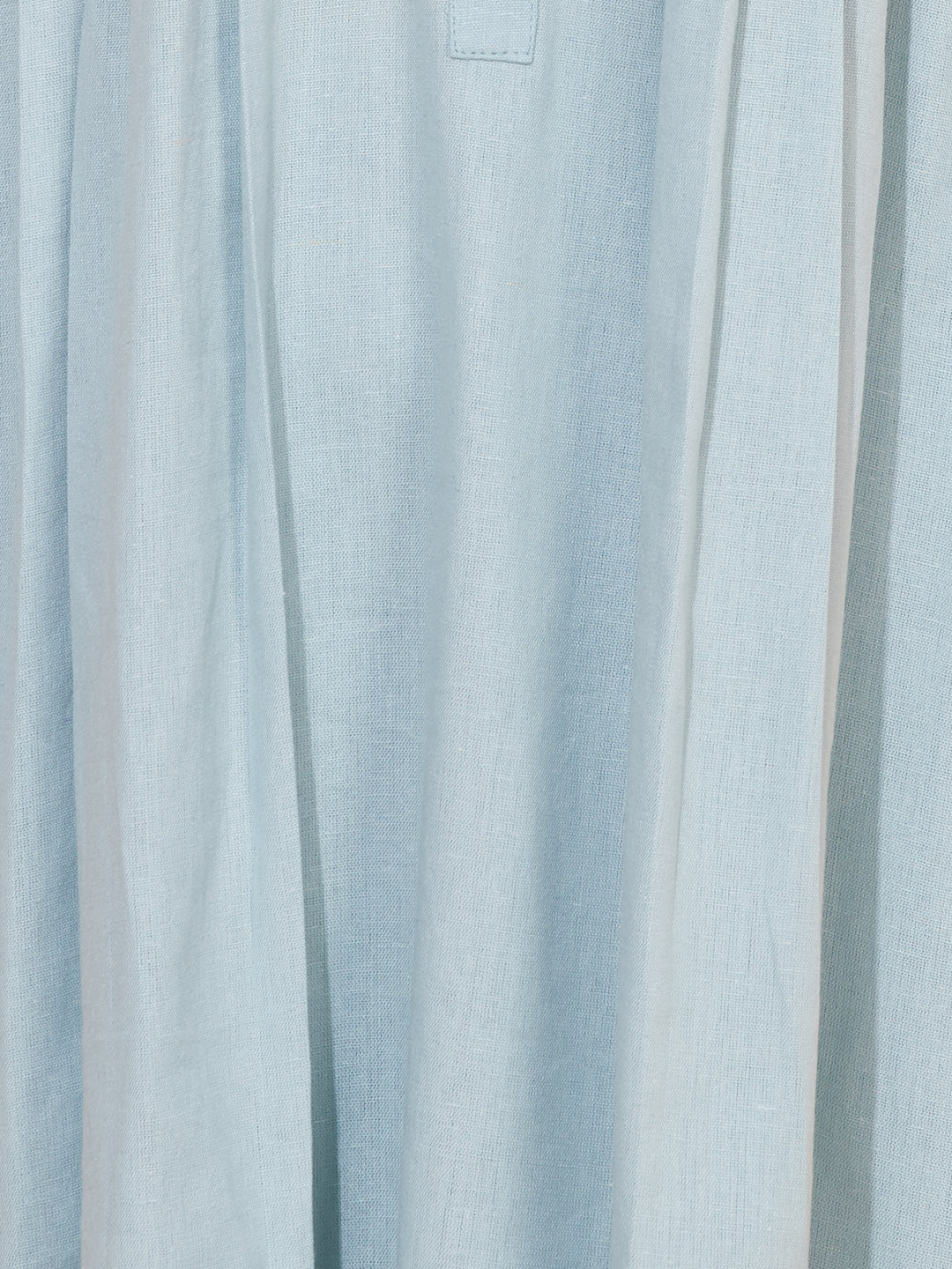 Floral Hand Embroidered A-Line Kurta with Pants - Powder Blue