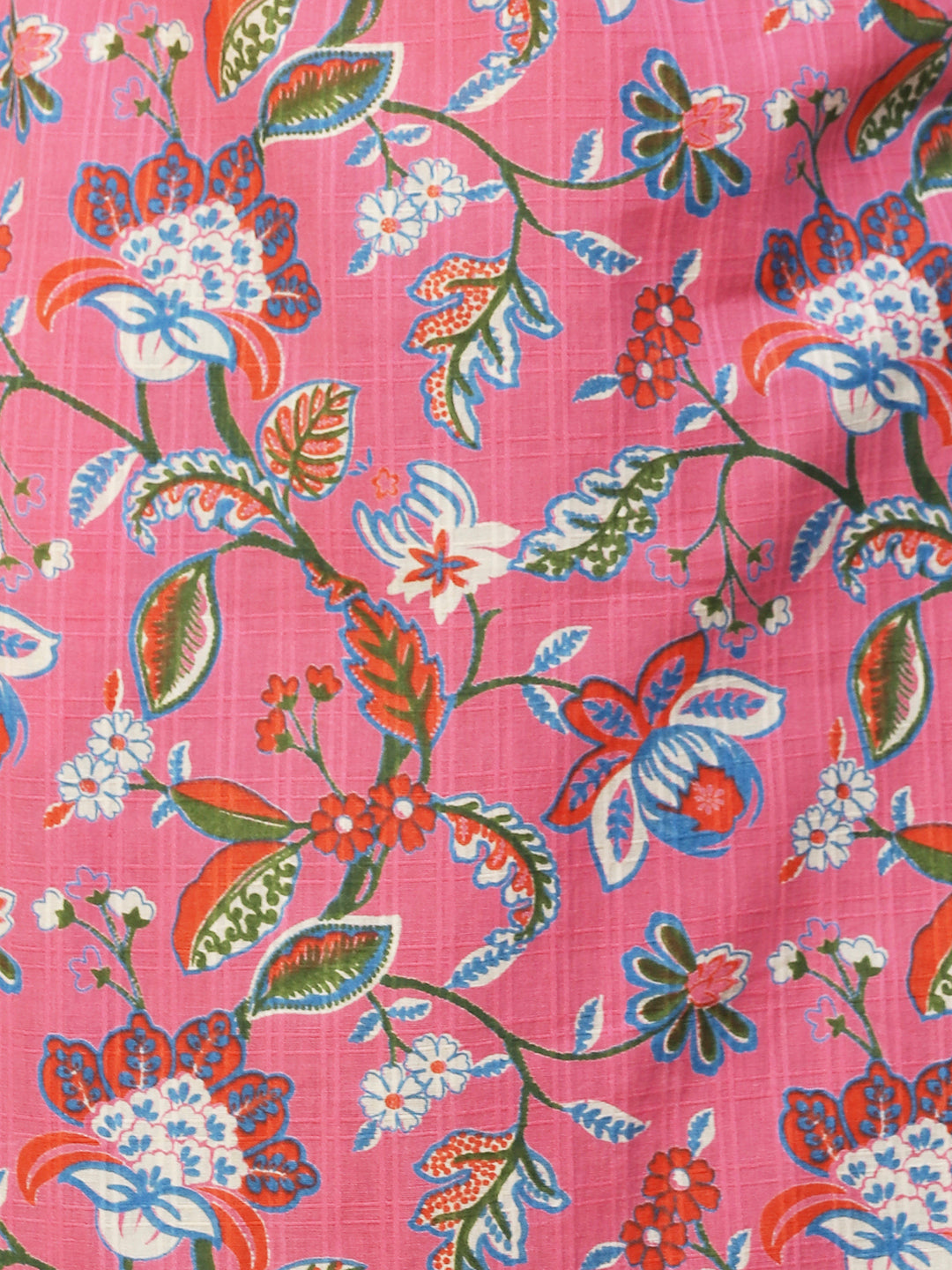 Floral Jaal Printed Kurta - Pink