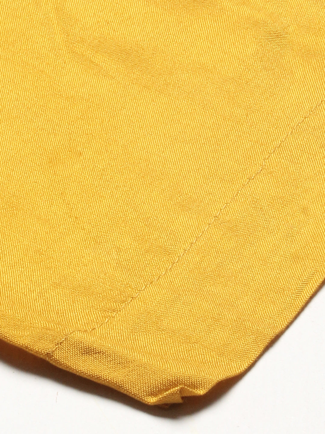 Geometric Printed Scallop Lace Kurta With Pants & Embroidered Dupatta - Yellow