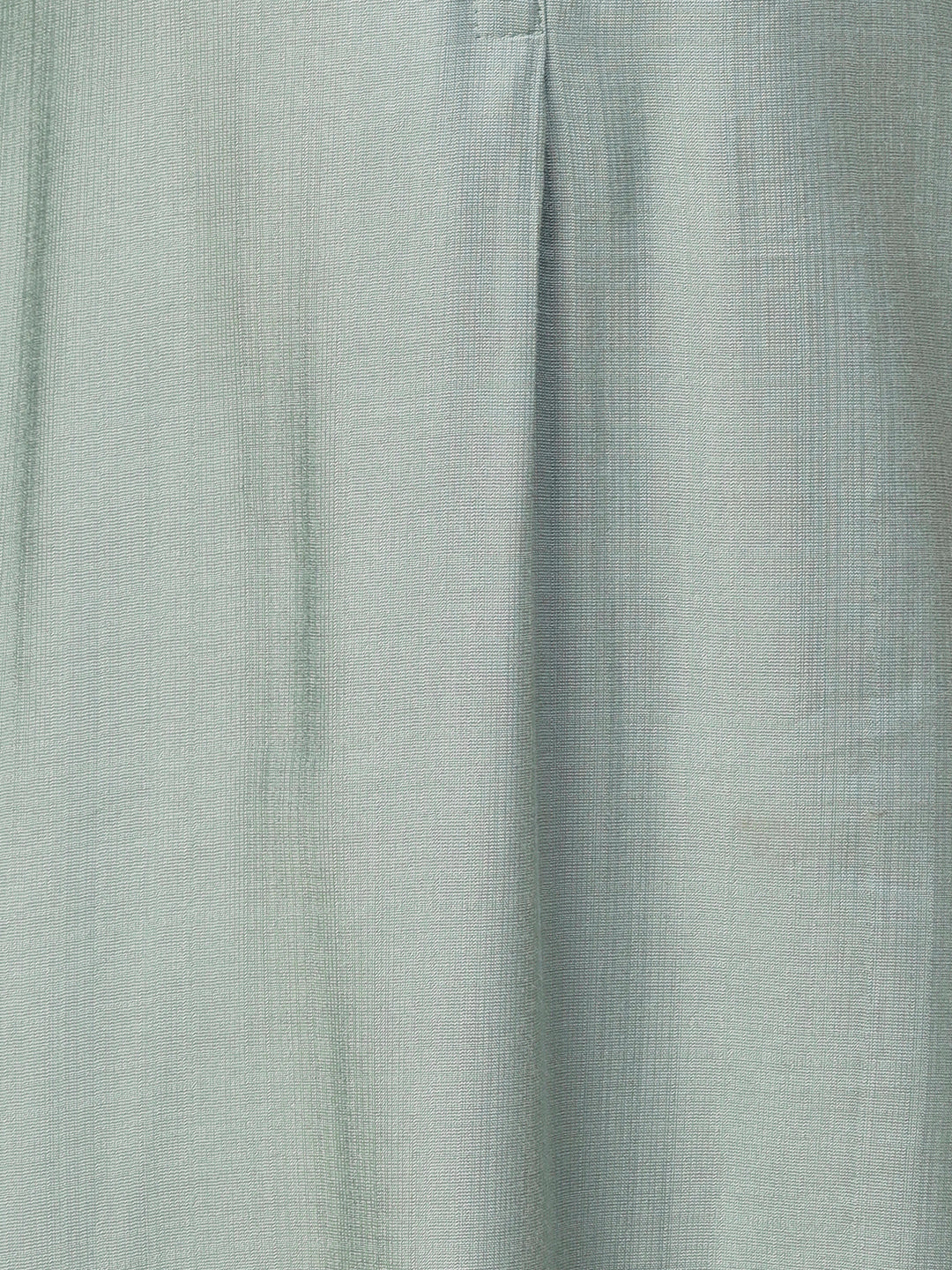 Solid Resham Cutwork Embroidered Kurta With Cutwork Embroidered Pants - Slate Green