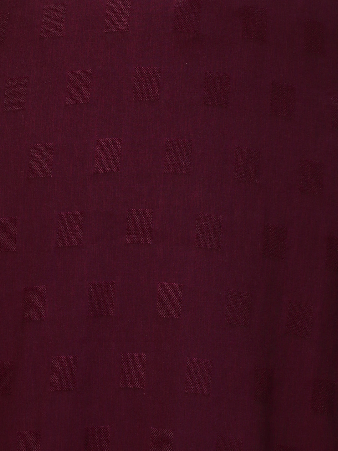 Floral Hand Embroidered Straight Kurta with Pants - Wine