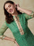 Lehriya Printed Mirror & Zari Lace Embellished Kurta - Green