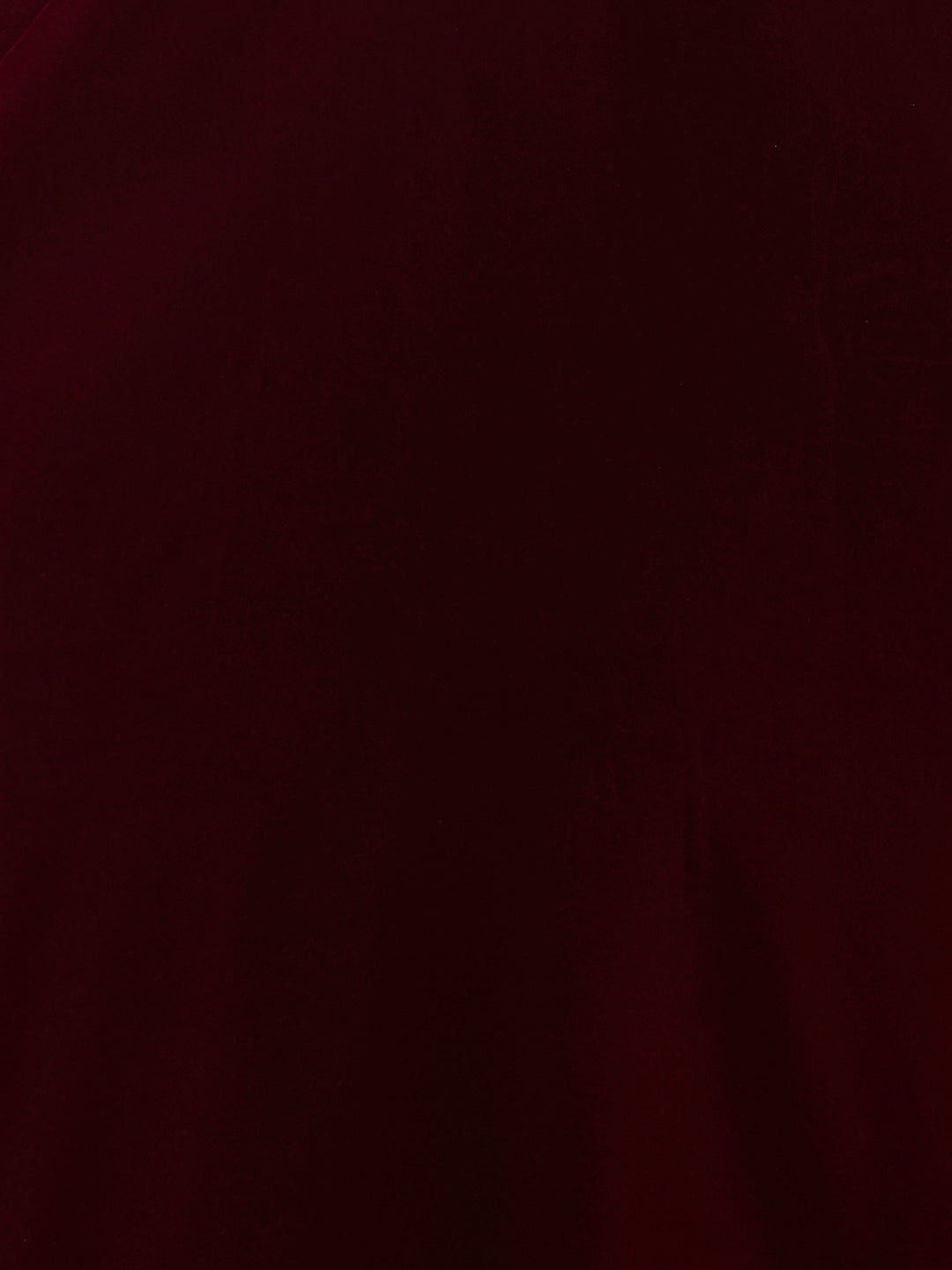 Solid Zari Embroidered Straight Velvet Kurta with Pant & Scalloped Dupatta - Maroon