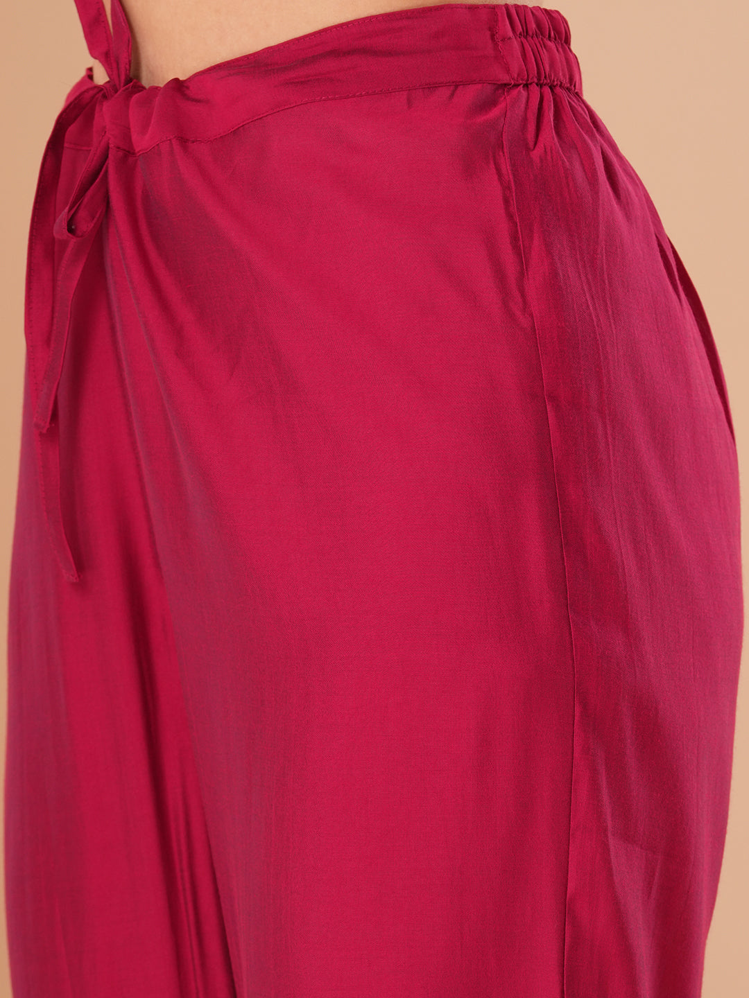 Ethnic Floral Printed & Embroidered Straight Fit Kurta with Pant and Dupatta - Multi