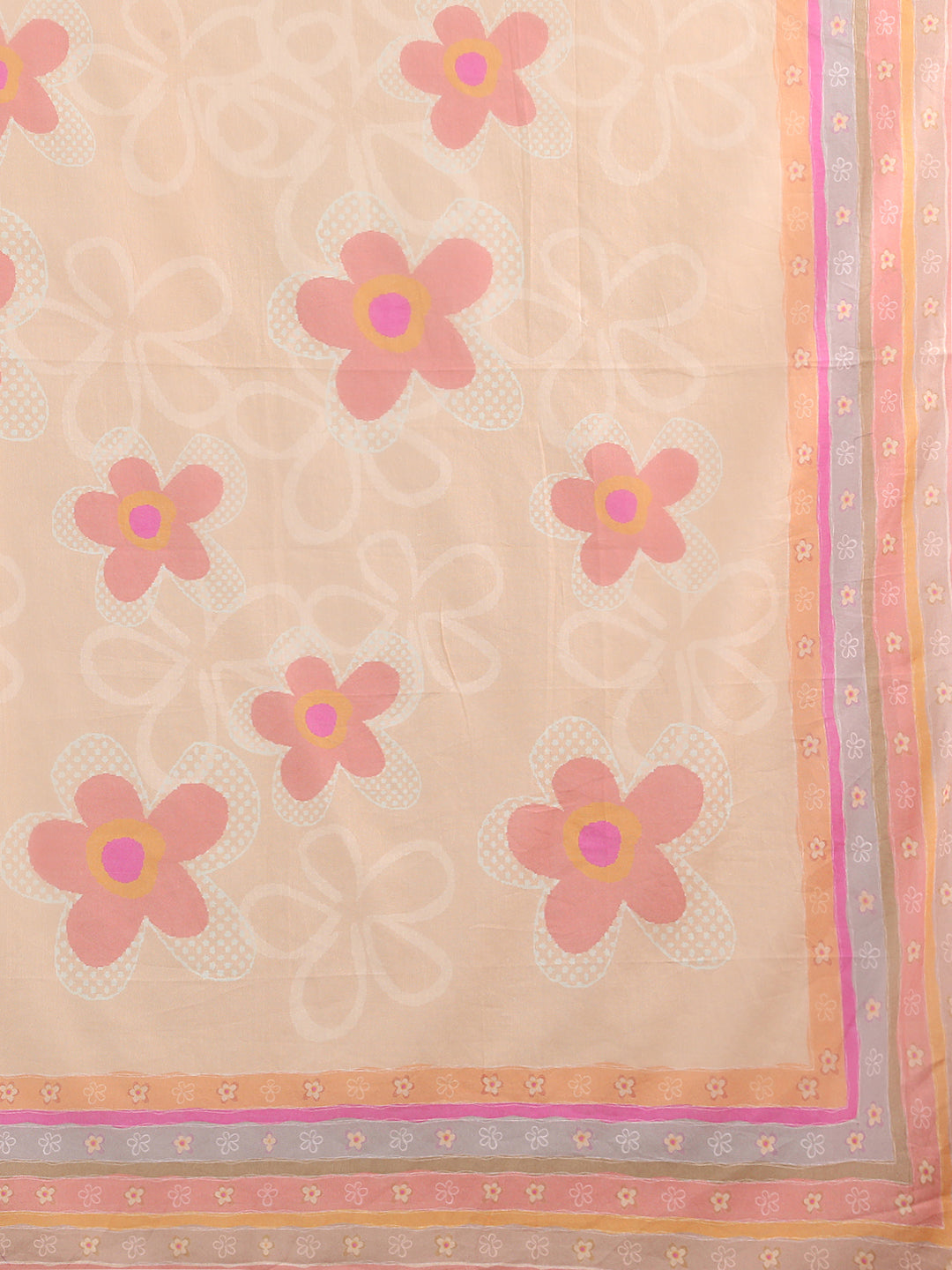 Ethnic Floral & Printed & Embroidered Straight Fit Kurta with Pant & Dupatta - Mutli