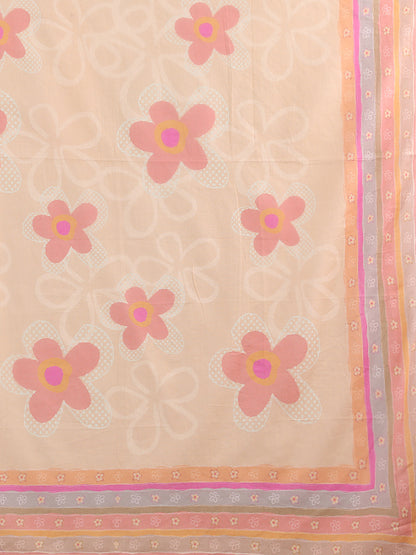 Ethnic Floral & Printed & Embroidered Straight Fit Kurta with Pant & Dupatta - Mutli