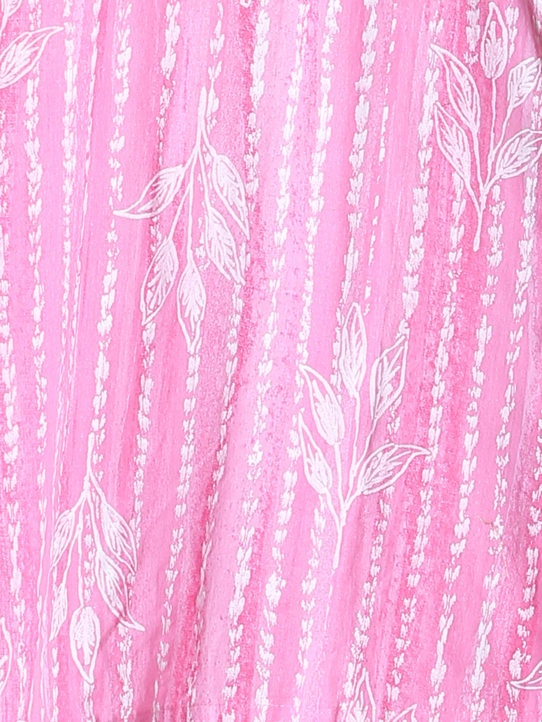 Ethnic Printed Embroidered Straight Fit Kurta with Palazzo and Dupatta - Pink