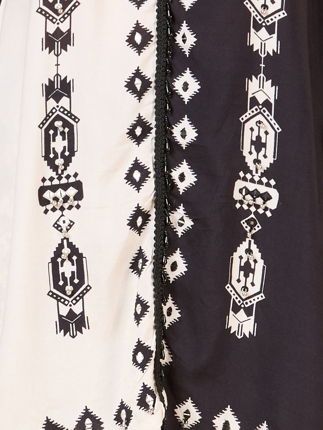 Ethnic Tribal Printed A-Line Co-ord Set - Multi