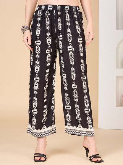 Ethnic Tribal Printed A-Line Co-ord Set - Multi