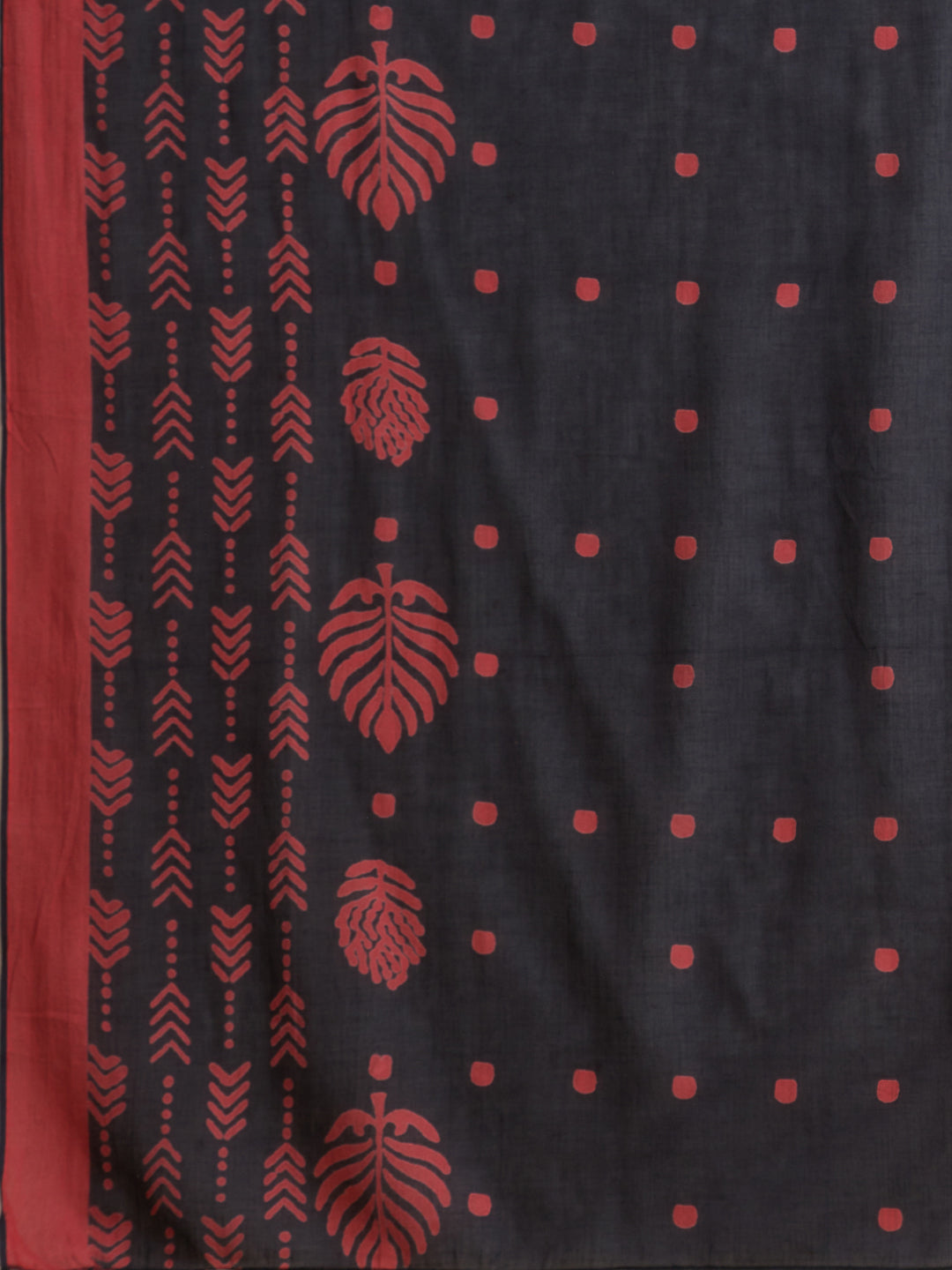 Ethnic Printed Embroidered Straight Fit Kurta with Pant and Dupatta - Black