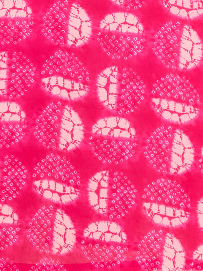 Ethnic Printed & Embroidered Straight Fit Kurta - Magenta