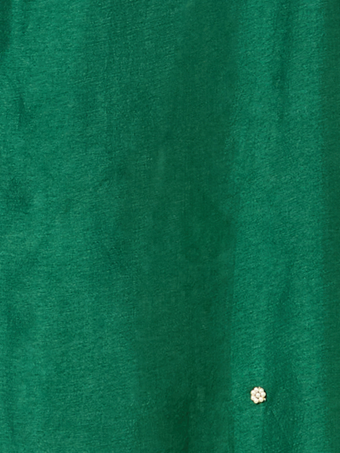 Floral Woven & Hand Embroidered Straight Kurta with Pant & Dupatta - Green