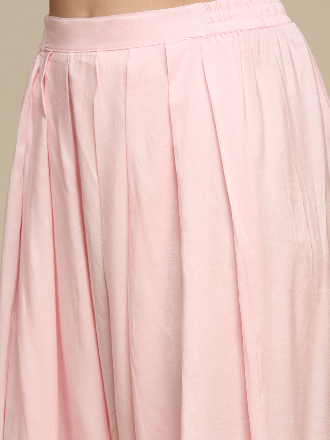 Floral Chikankari Embroidered Straight Fit Kurta with Salwar and Dupatta - Pink