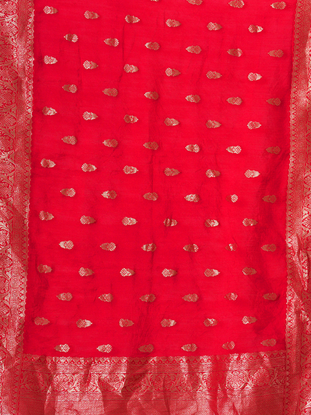Solid Ethnic Embroidered Straight Kurta with Pant & Dupatta - Rani