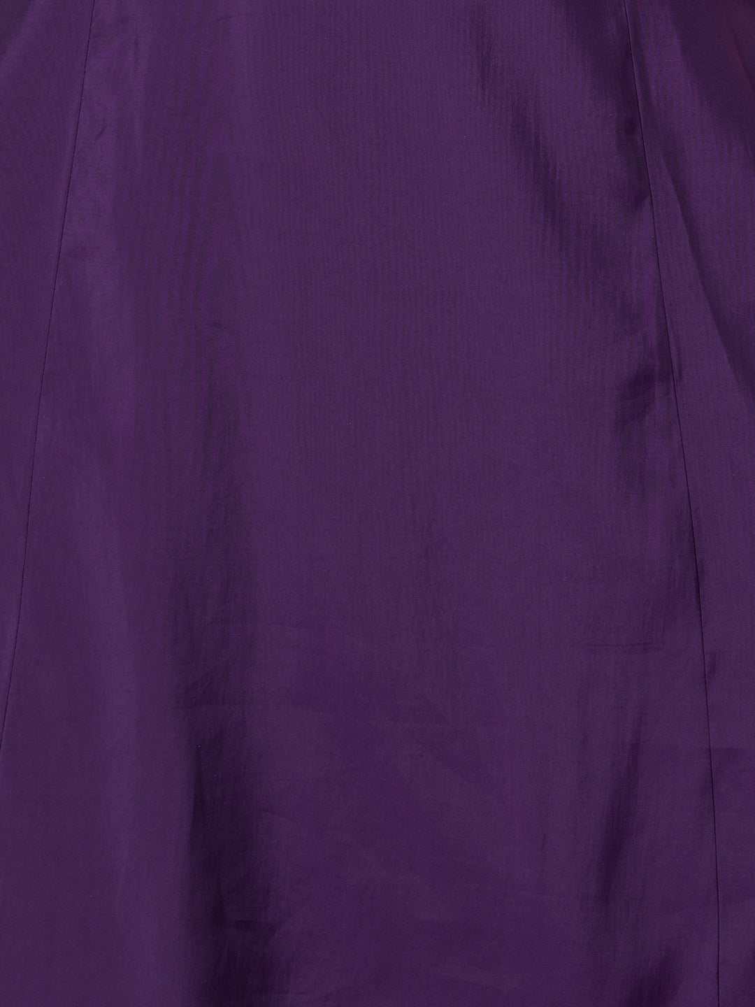 Ethnic Foil Printed A-Line Paneled Kurta with Pant & Dupatta - Purple