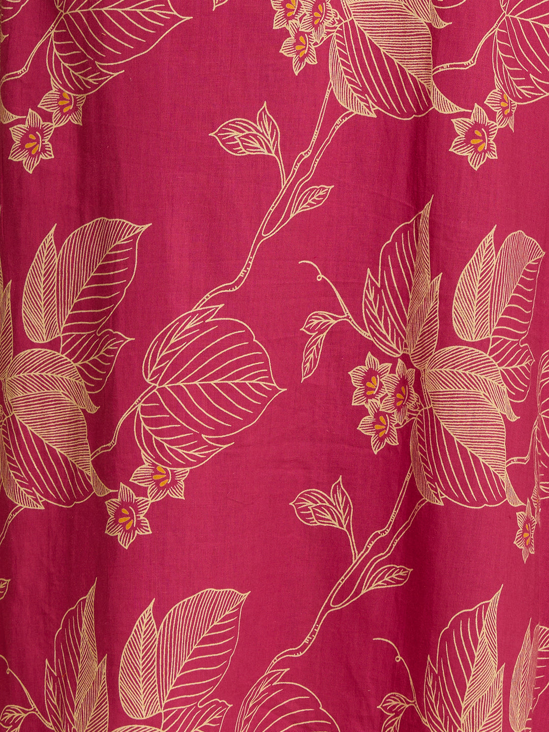 Floral Printed A-Line Kurta with Palazzo & Dupatta - Rani