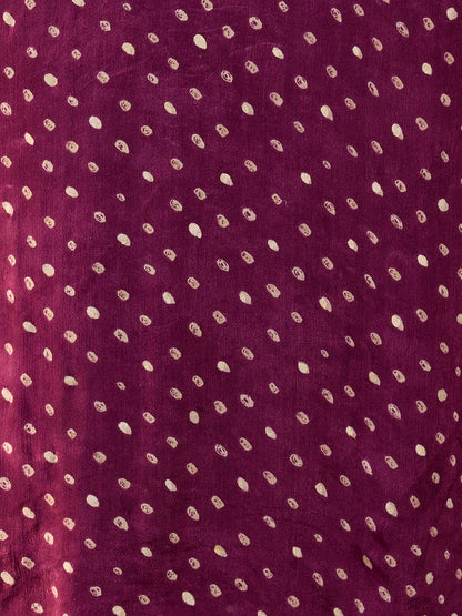 Solid Ethnic Embroidered Straight Kurta with Dhoti & Dupatta - Purple