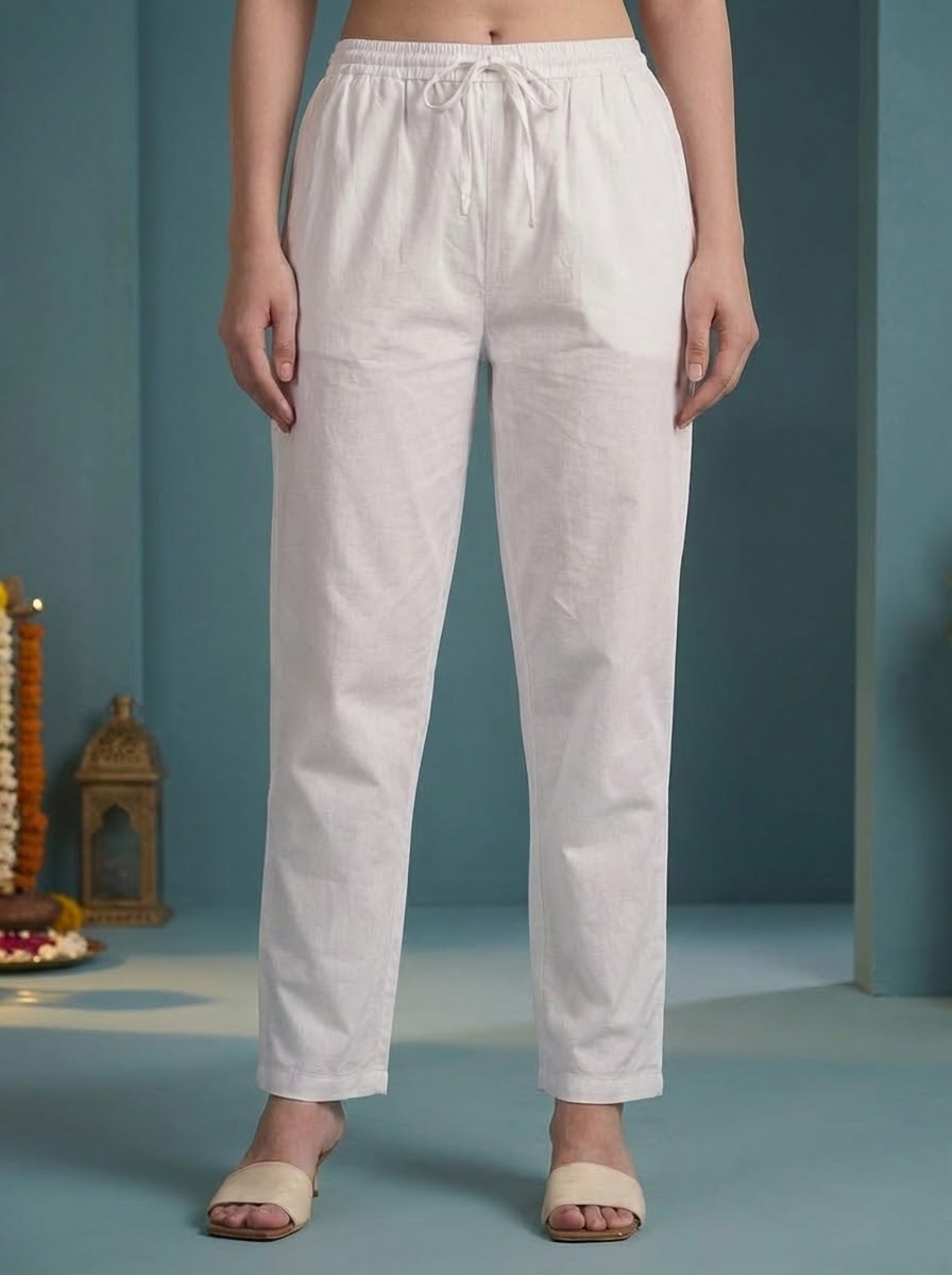 Abstract Floral Printed Straight Fit Kurta with Pant and Dupatta - Pink