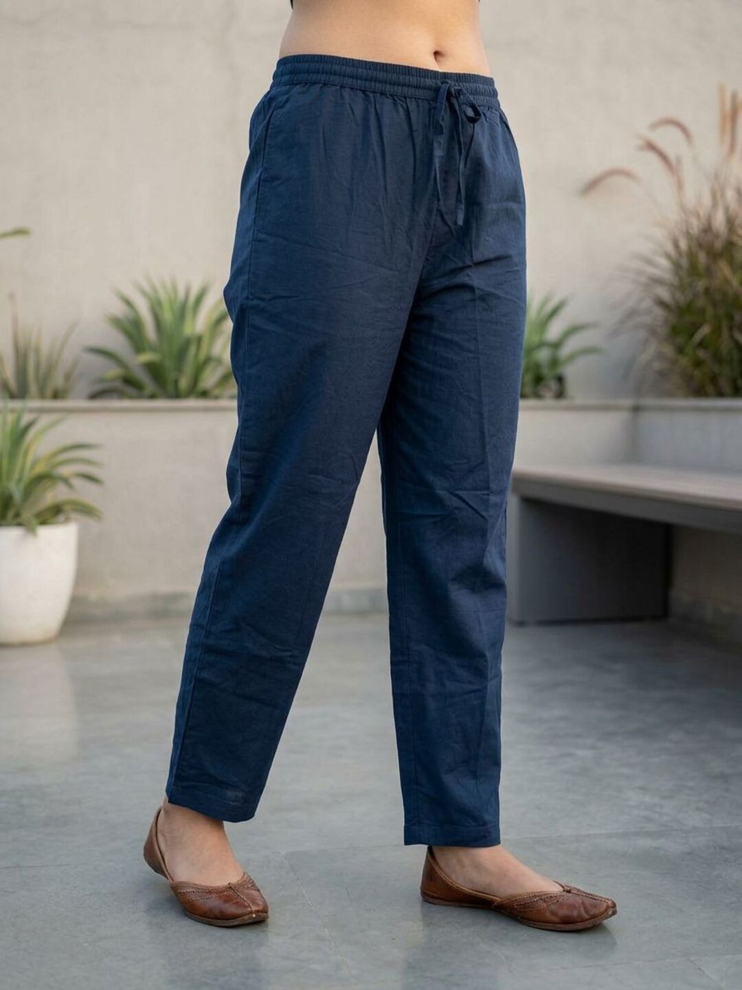 Jharokha Printed Straight Kurta with Pyjama & Dupatta - Blue