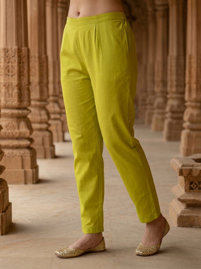 Pista Green Solid Muslin Silk Straight Kurta Set with Floral Hand Embroidery, Round Neck, Pant & Printed Poly Chanderi Dupatta