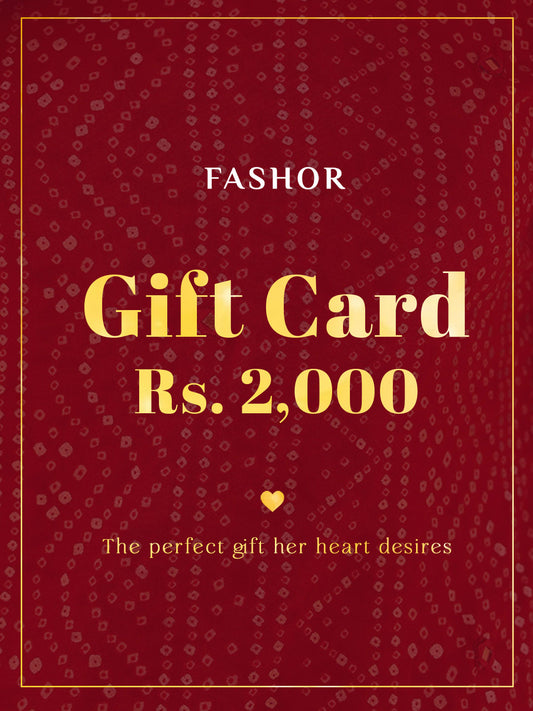 Fashor Gift Card Rs.2000
