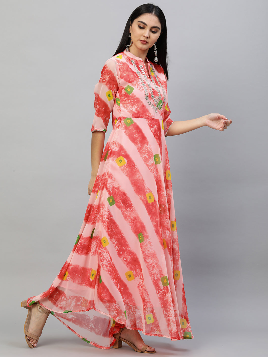 Gota patti long dresses best sale