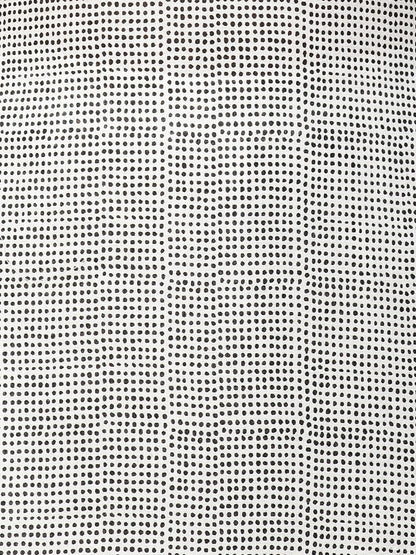Polka Dot Printed Straight Fit Kurta with Pants - Gray