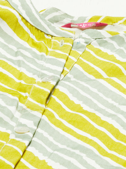 Leheriya Printed Tiered Flared Maxi Dress - Multi