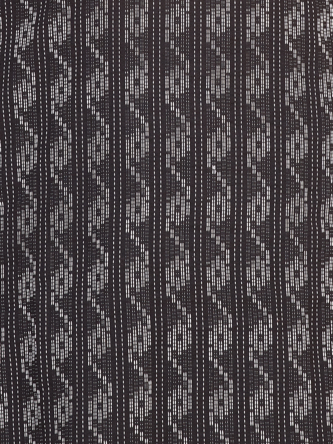 Kantha Woven & Embroidered Straight Fit Kurta – Parrot Green