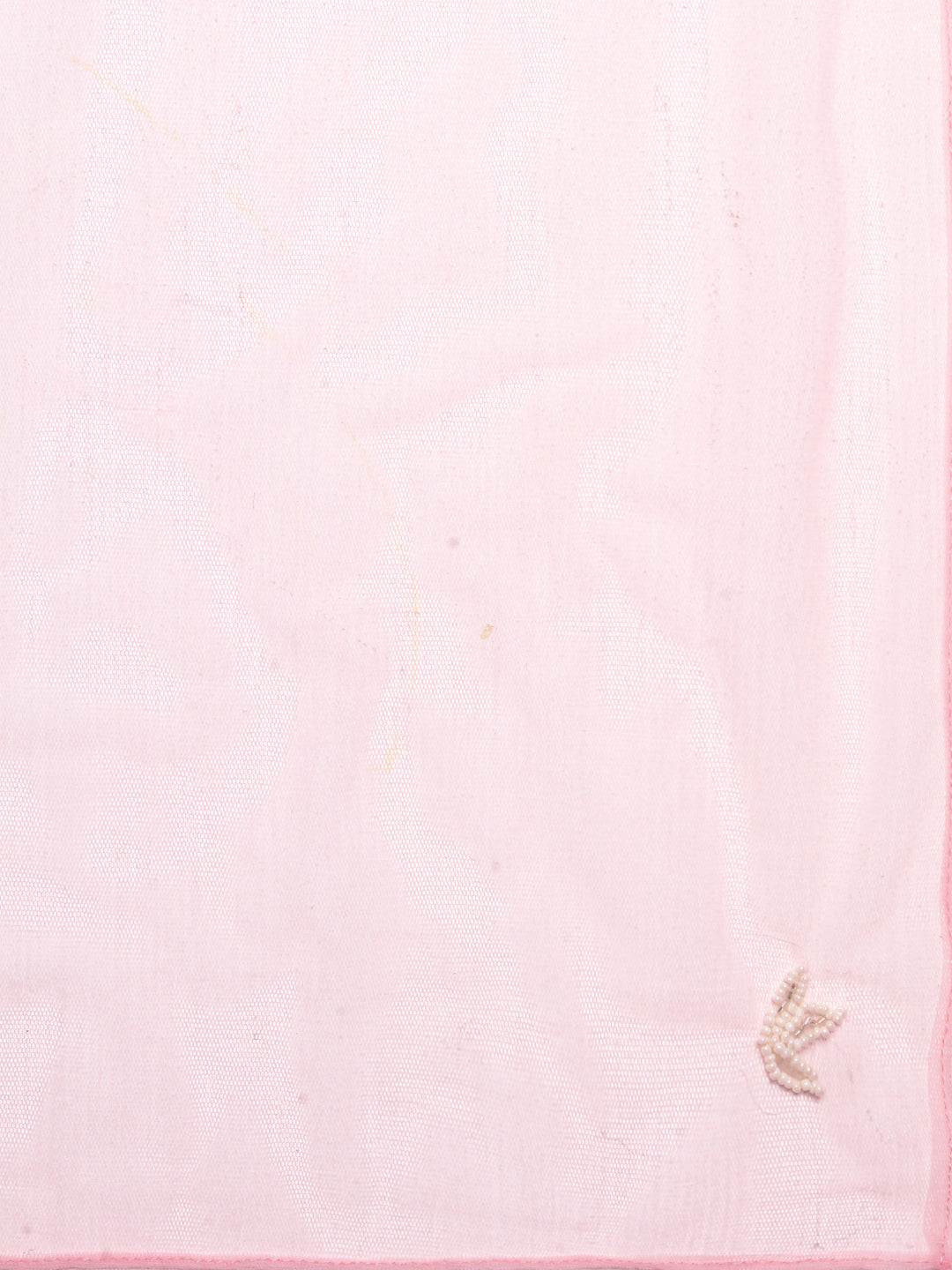 Floral Hand Embroidered Straight Kurta with Pant & Dupatta - Pink