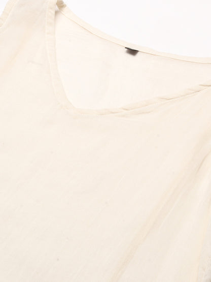 Floral Printed Smocked Dress With Inner - Light Green