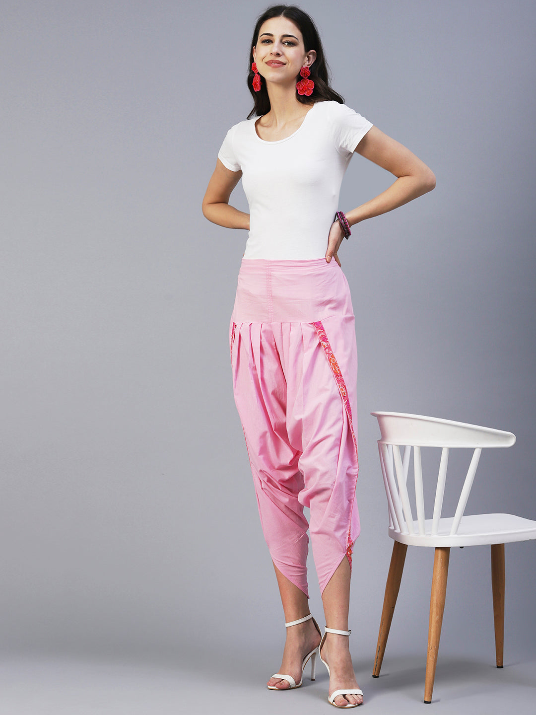 Buy Womens Cotton Lycra SemiFormal Wear Slim Fit PantsCottonworld