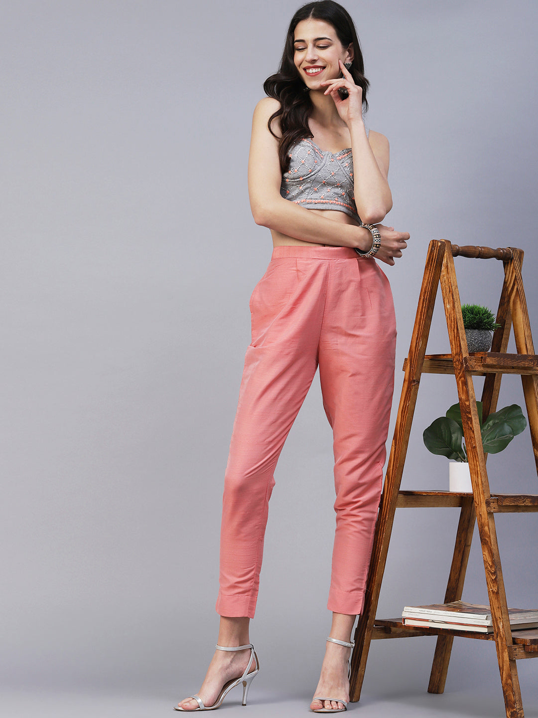 Peachy Wide Leg Pants  DONMENOW